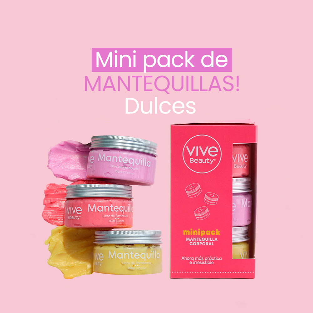 Mini Pack Mantequilla Dulces *100ml x3* VIVE BEAUTY