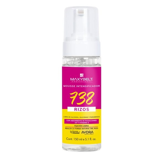 [08032500] MOUSSE INTENSIFICADOR 738 RIZOS * 150ML MAXYBELT