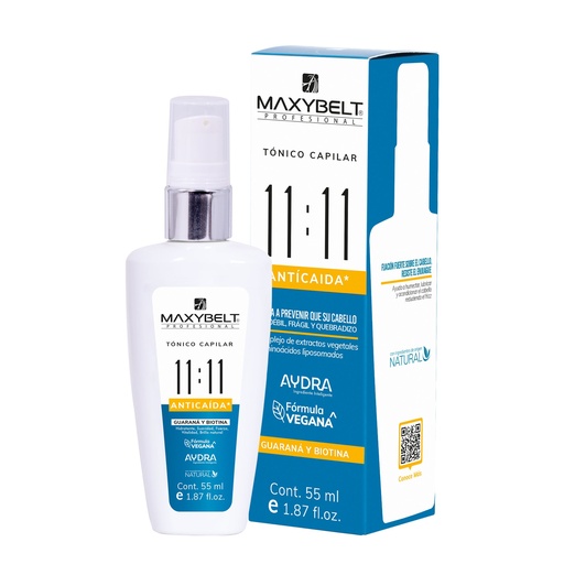 [08030410] TONICO CAPILAR 11:11 ANTICAIDA *55ML MAXY